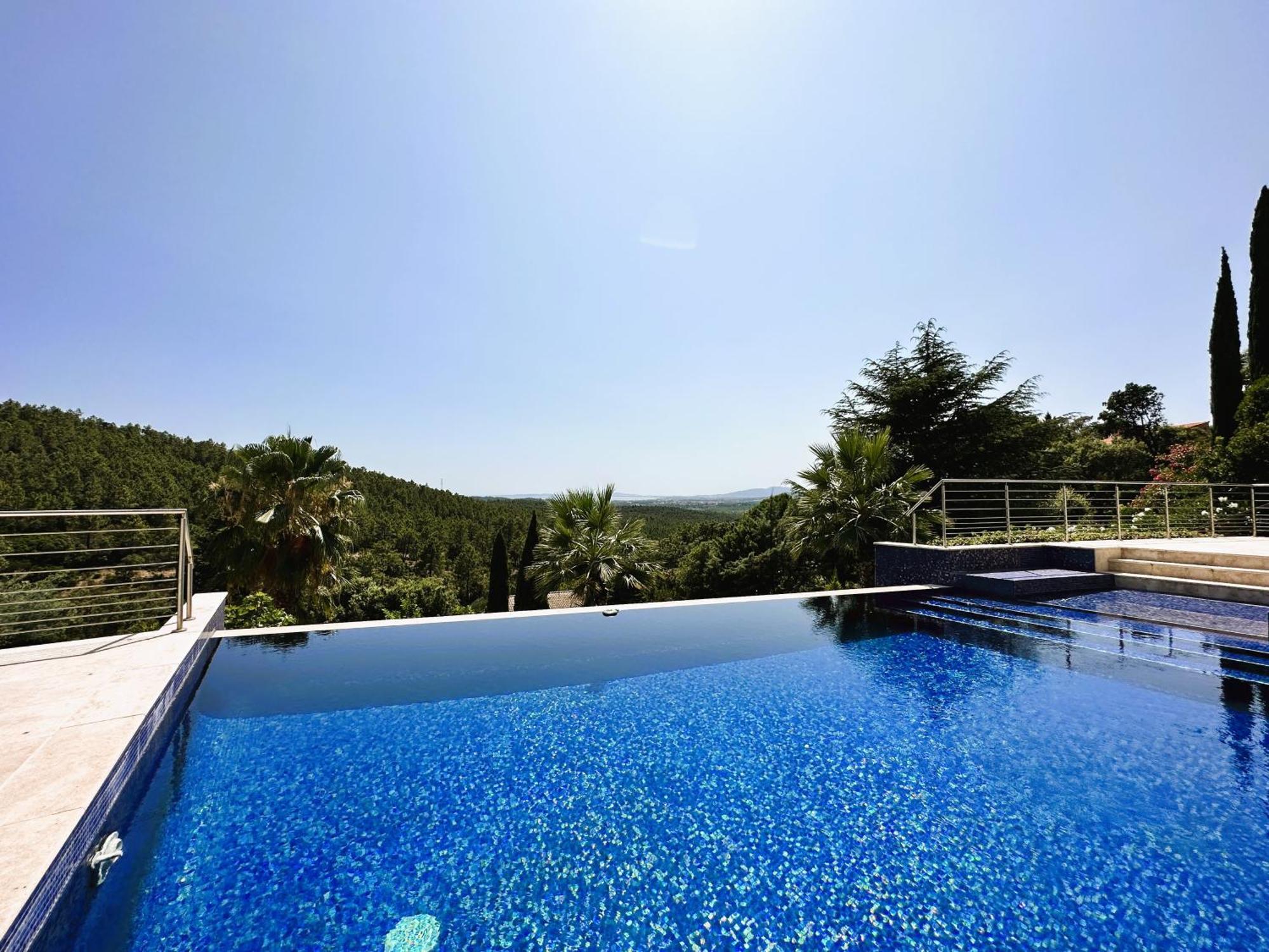 La Mandragora, Belle Villa Pour 6 Personnes Avec Piscine A Debordement Et Vue Mer A La Londe-Les-Maures Esterno foto